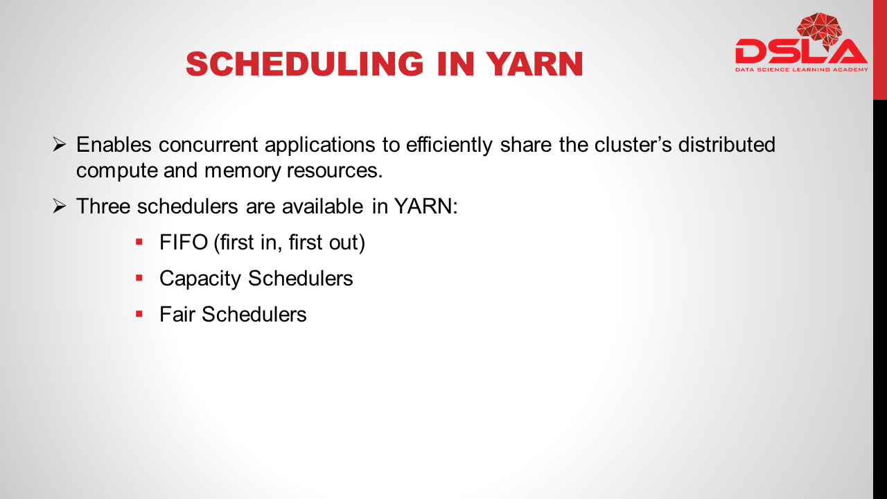 Scheduling and types of scheduler in YARN